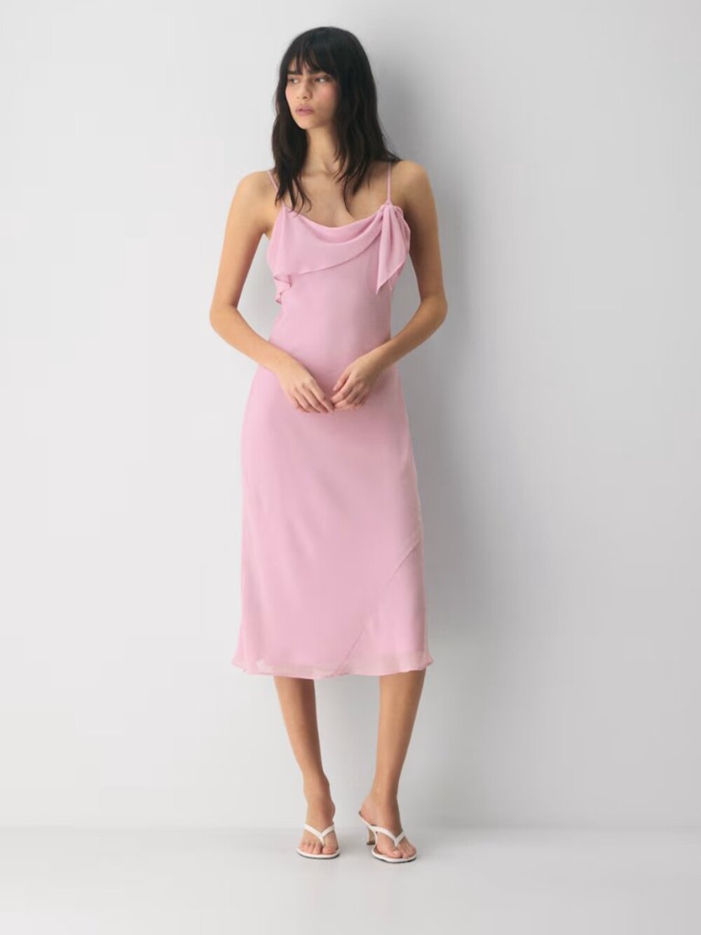 Aritzia Wilfred Cannelle Dress — Sweet Pea (Pink), Size L